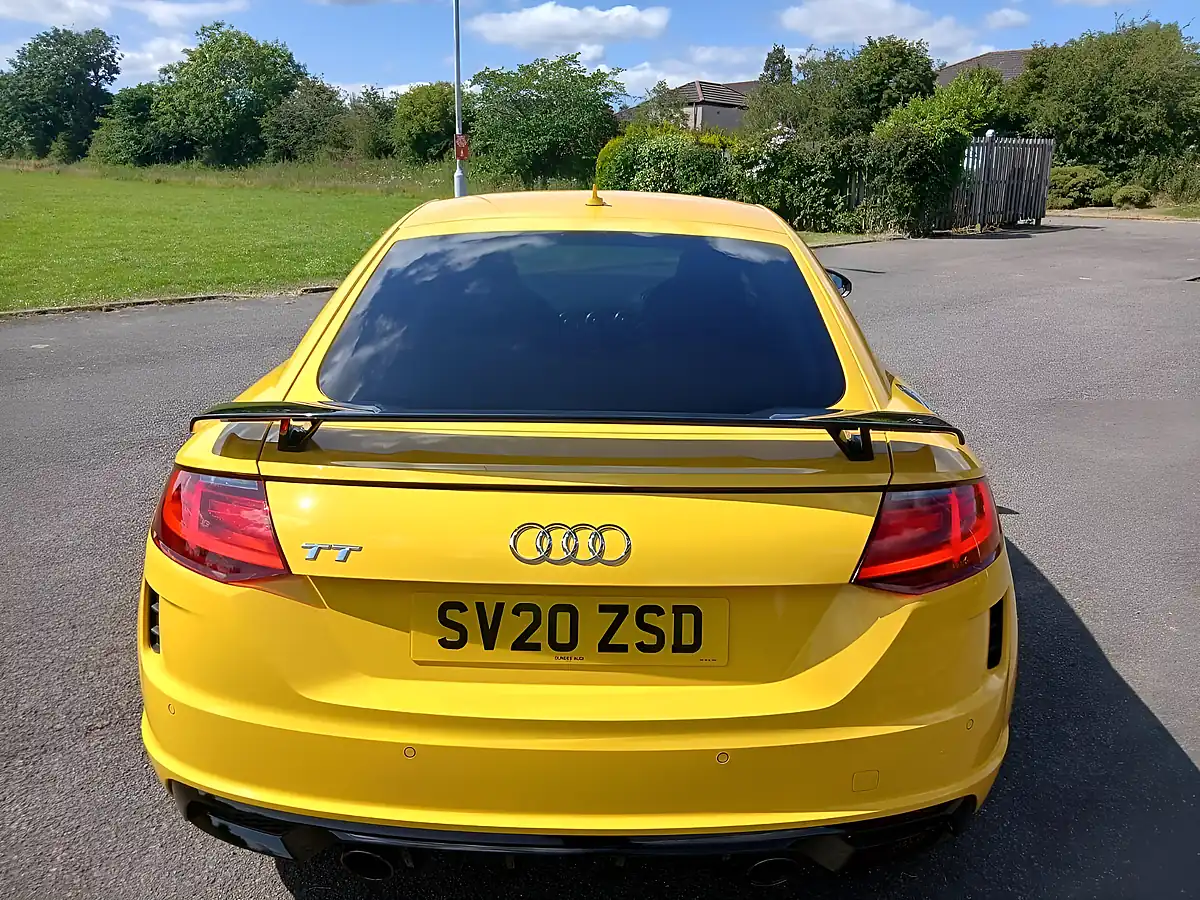 Used 2020 Audi Tt Black Edition Yellow - Interior and Exterior details 8