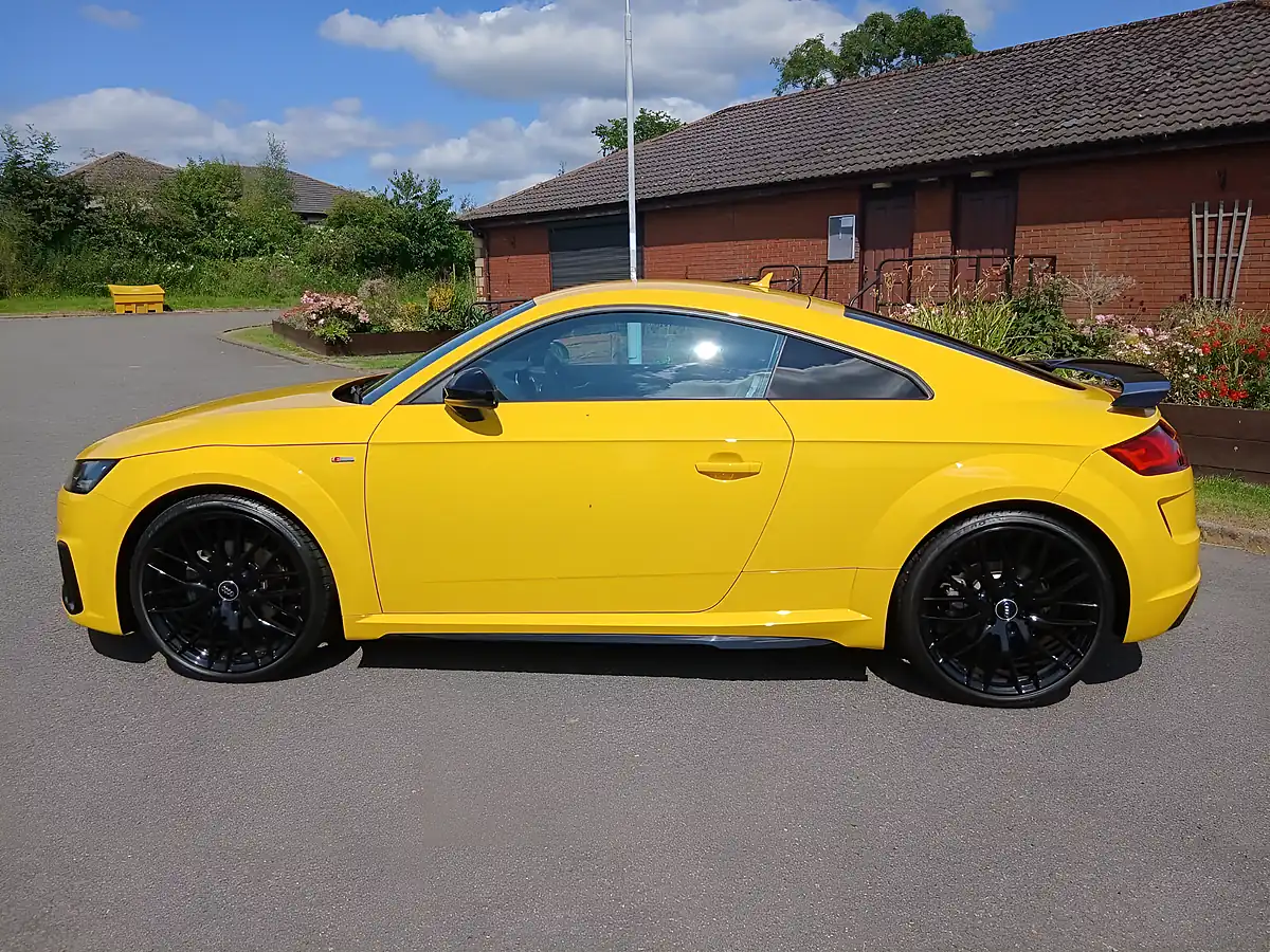 Used 2020 Audi Tt Black Edition Yellow - Interior and Exterior details 9