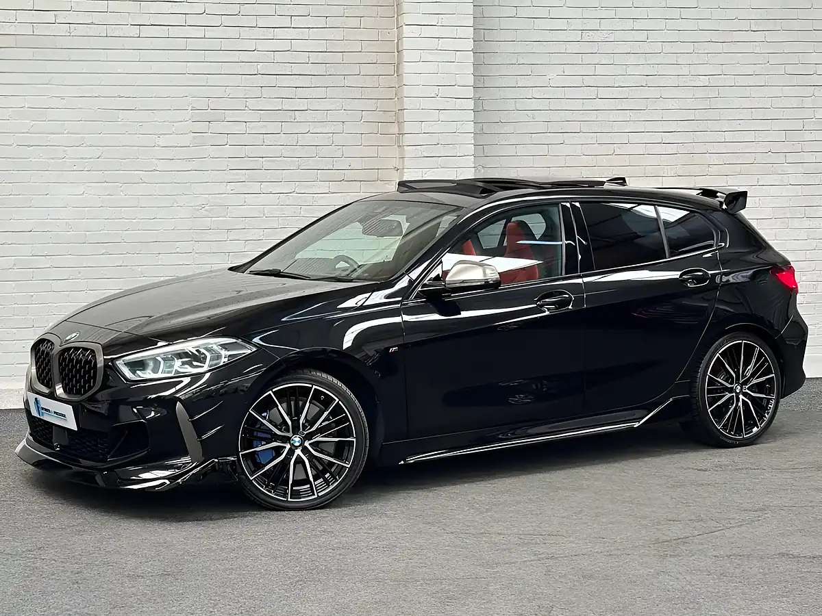 Used 2020 BMW 1 Series M Sport Black Sapphire Metallic - Front View