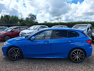 Used 2020 BMW 1 Series M Sport Blue - Interior and Exterior details 11
