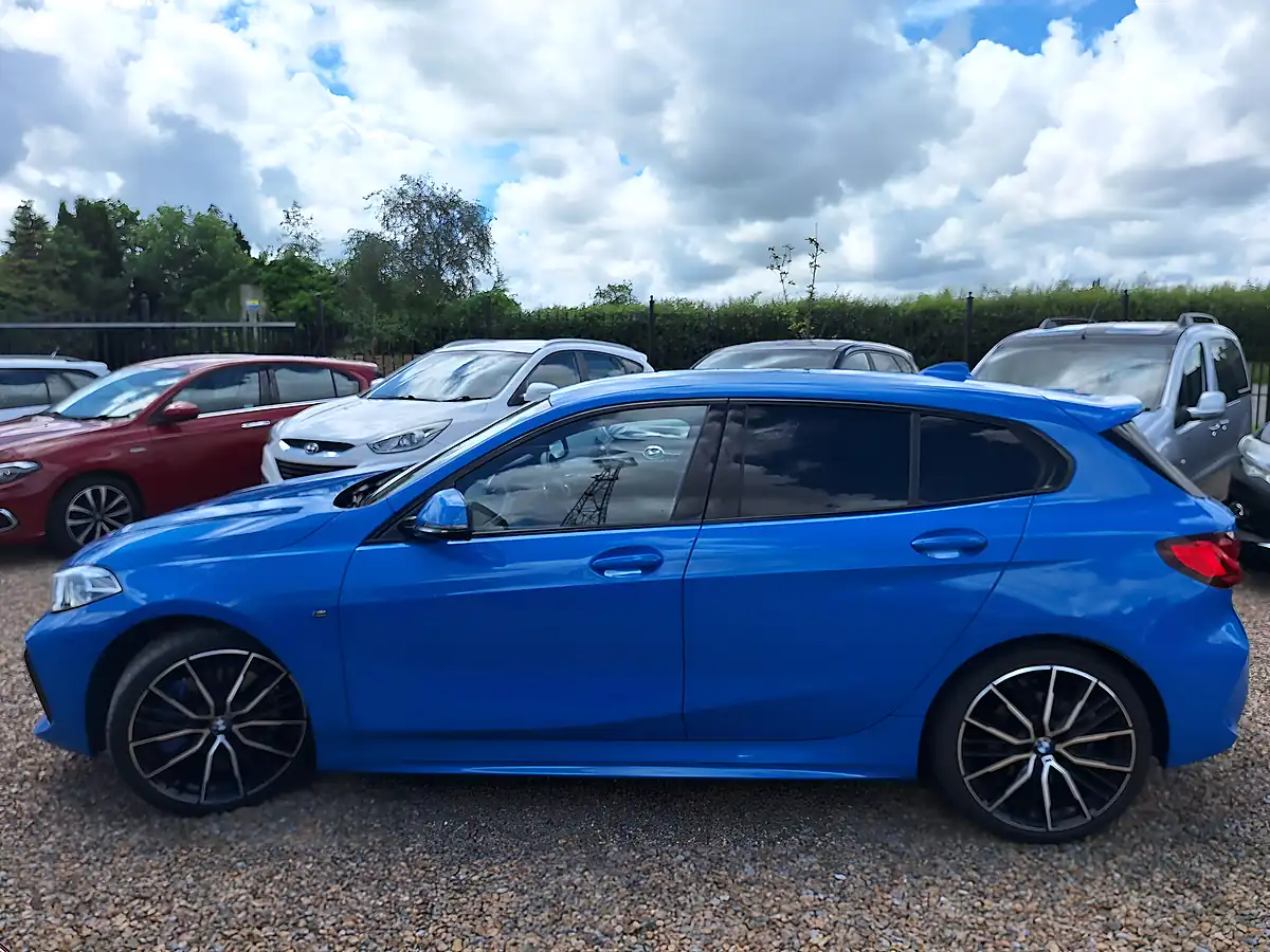 Used 2020 BMW 1 Series M Sport Blue - Interior and Exterior details 11