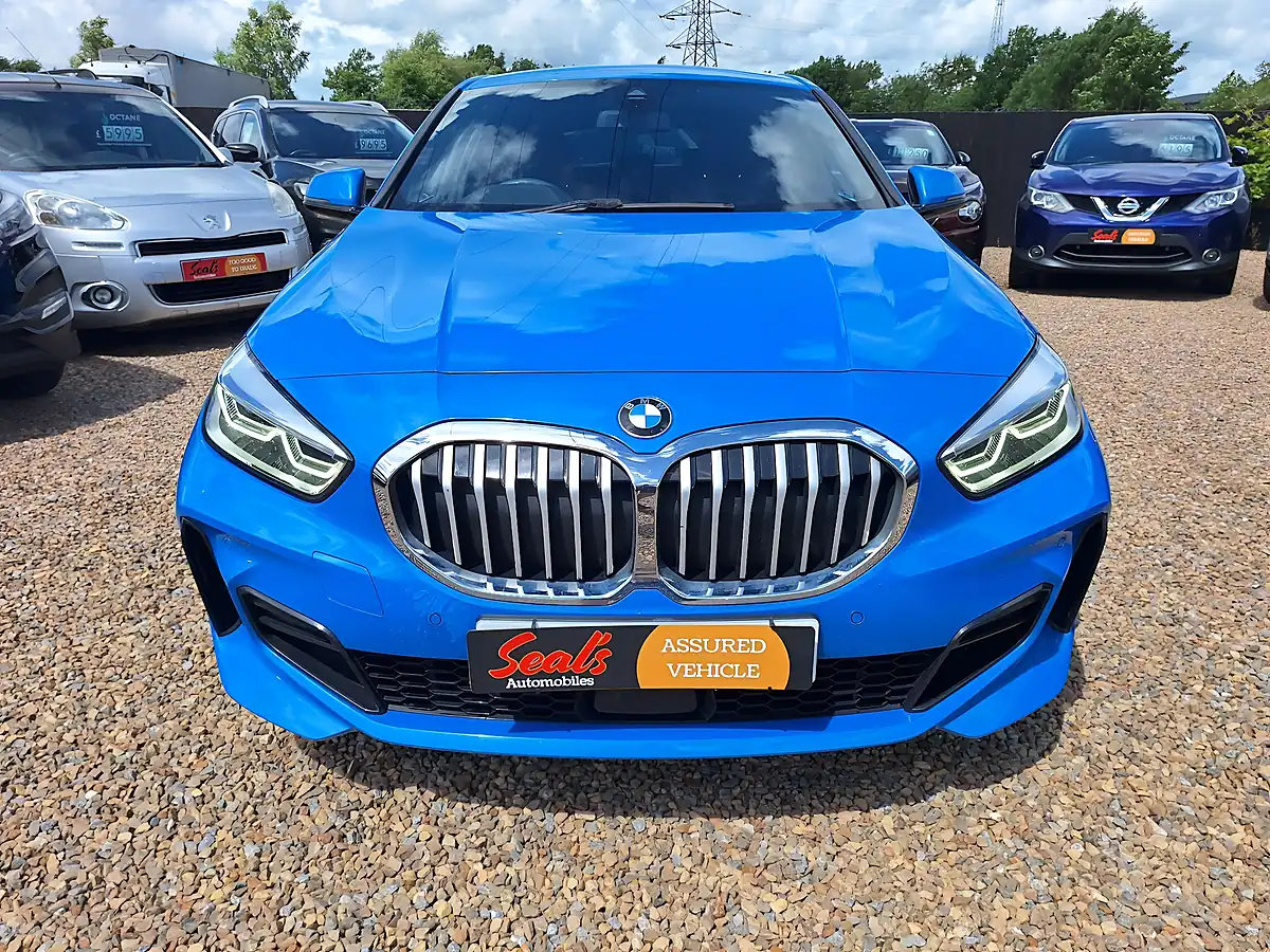 Used 2020 BMW 1 Series M Sport Blue - Interior and Exterior details 3