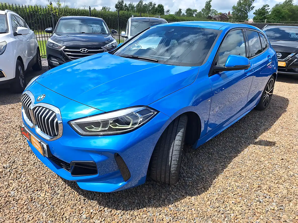 Used 2020 BMW 1 Series M Sport Blue - Interior and Exterior details 5