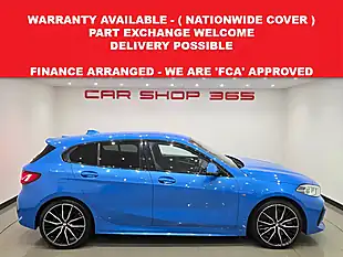 Used 2020 BMW 1 Series M Sport Blue - Interior and Exterior details 12