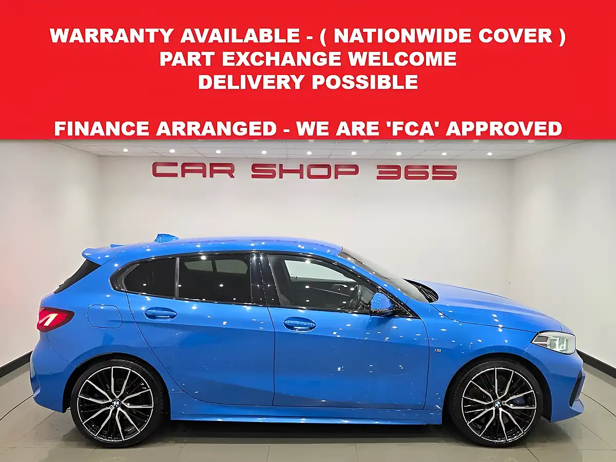 Used 2020 BMW 1 Series M Sport Blue - Interior and Exterior details 12