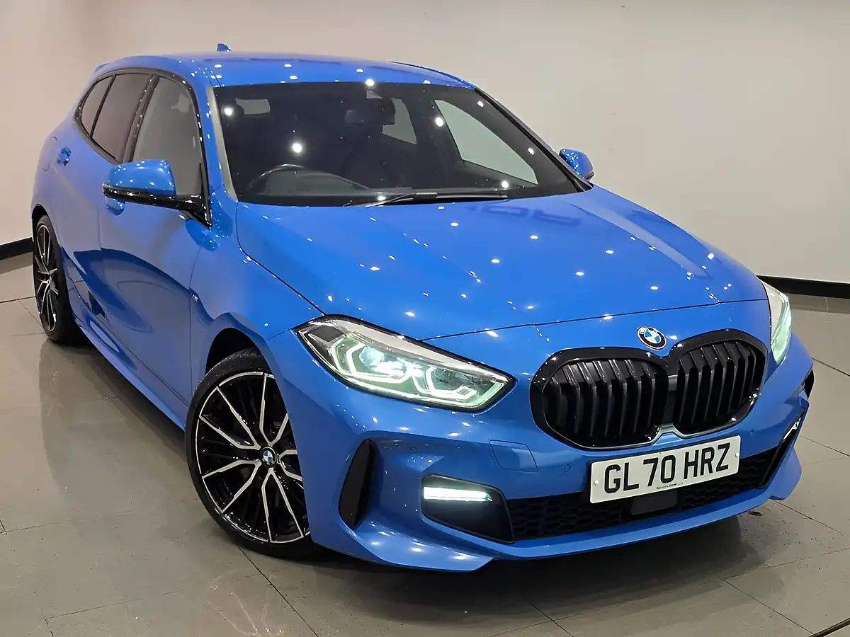 Used 2020 BMW 1 Series M Sport Blue - Interior and Exterior details 13