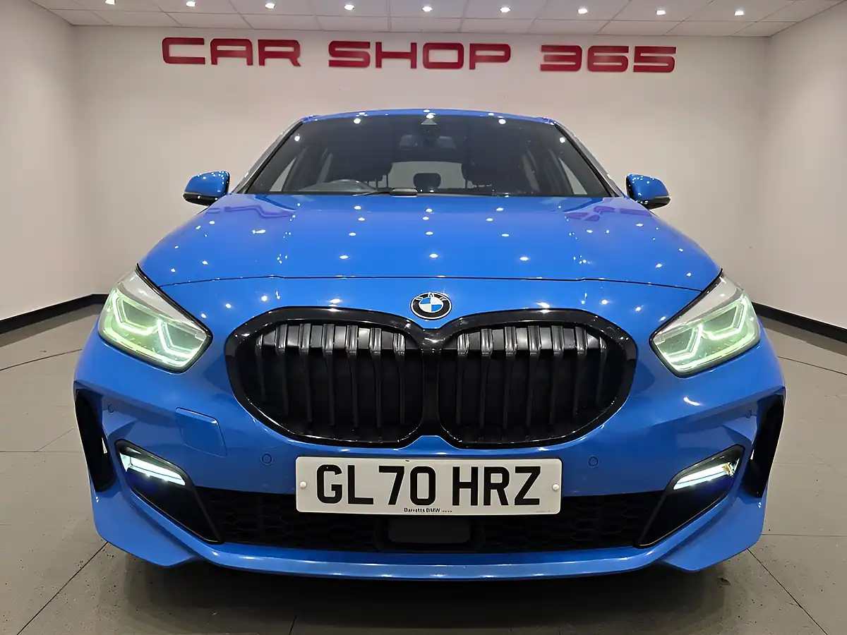 Used 2020 BMW 1 Series M Sport Blue - Interior and Exterior details 14