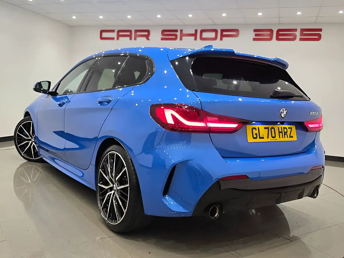 Used 2020 BMW 1 Series M Sport Blue - Interior and Exterior details 16
