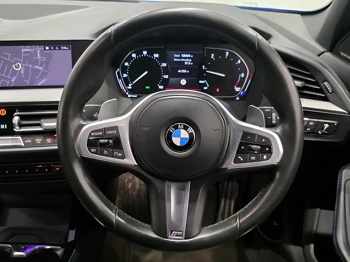 Used 2020 BMW 1 Series M Sport Blue - Interior and Exterior details 17