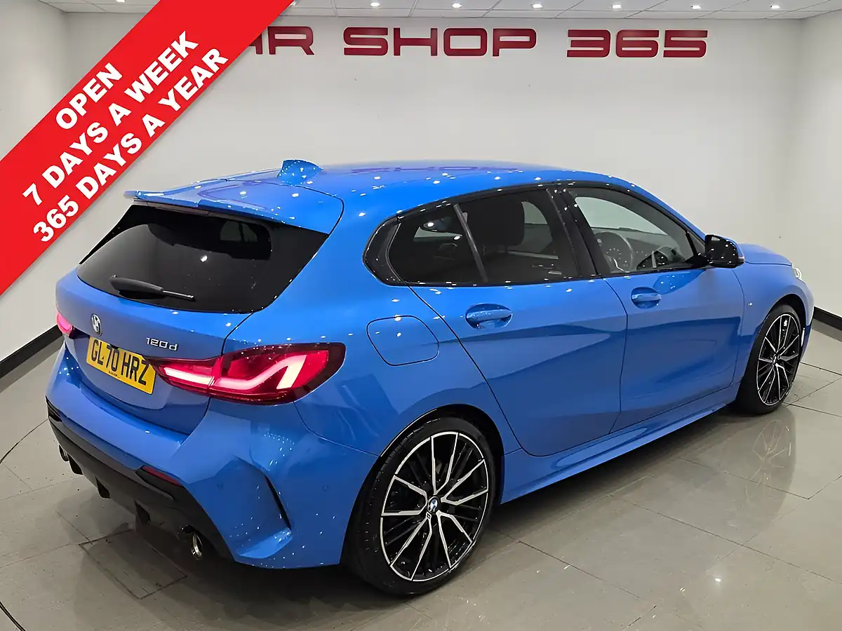 Used 2020 BMW 1 Series M Sport Blue - Interior and Exterior details 2