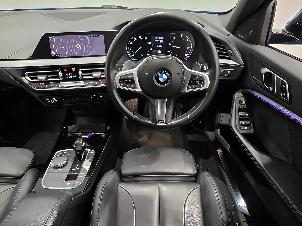 Used 2020 BMW 1 Series M Sport Blue - Interior and Exterior details 9