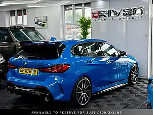 Used 2020 BMW 1 Series M Sport Blue - Interior and Exterior details 10