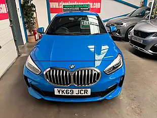 Used 2020 BMW 1 Series M Sport Blue - Interior and Exterior details 3
