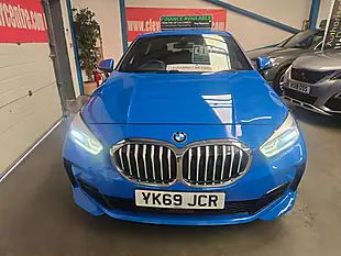 Used 2020 BMW 1 Series M Sport Blue - Interior and Exterior details 5