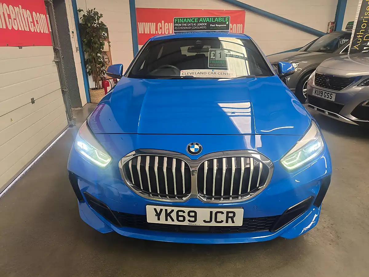 Used 2020 BMW 1 Series M Sport Blue - Interior and Exterior details 5