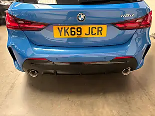 Used 2020 BMW 1 Series M Sport Blue - Interior and Exterior details 6