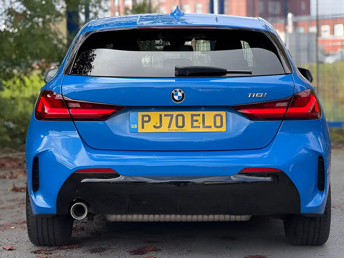 Used 2020 BMW 1 Series M Sport Blue - Interior and Exterior details 13
