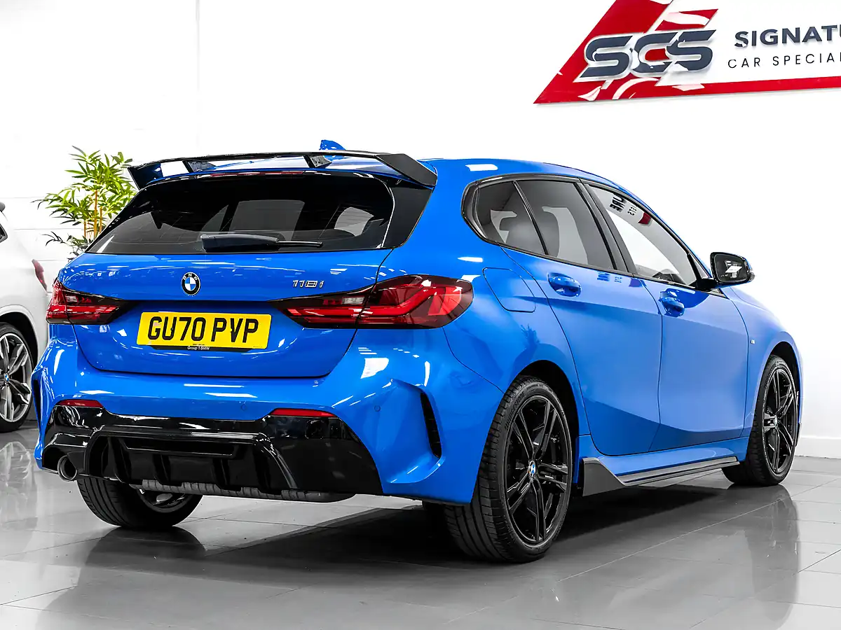 Used 2020 BMW 1 Series M Sport Misano Blue - Interior and Exterior details 5