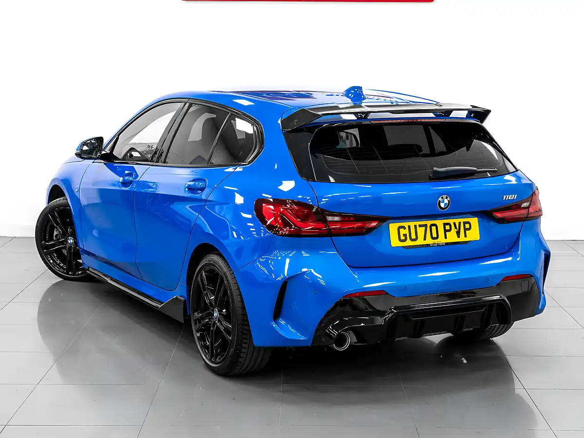 Used 2020 BMW 1 Series M Sport Misano Blue - Interior and Exterior details 9