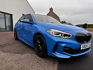 Used 2020 BMW 1 Series M Sport Misano Blue - Interior and Exterior details 2