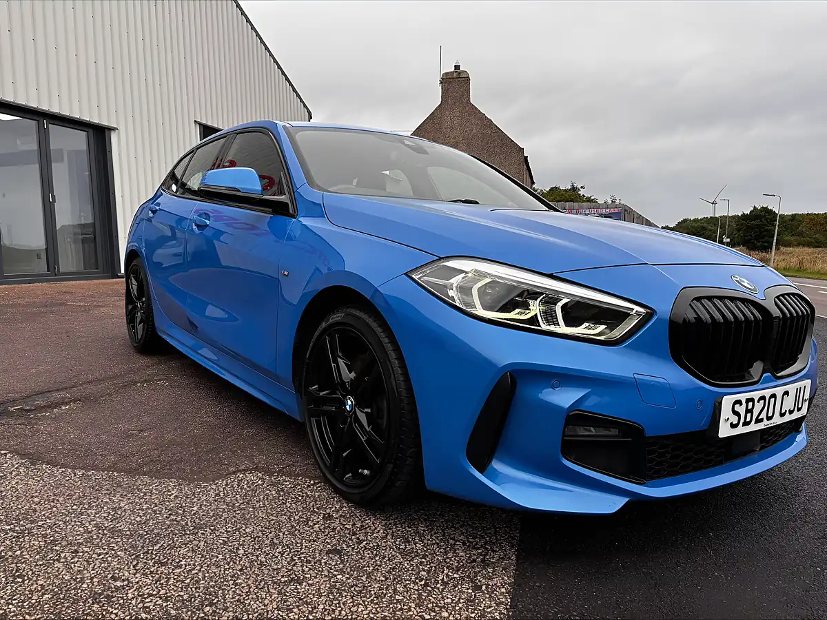 Used 2020 BMW 1 Series M Sport Misano Blue - Interior and Exterior details 2