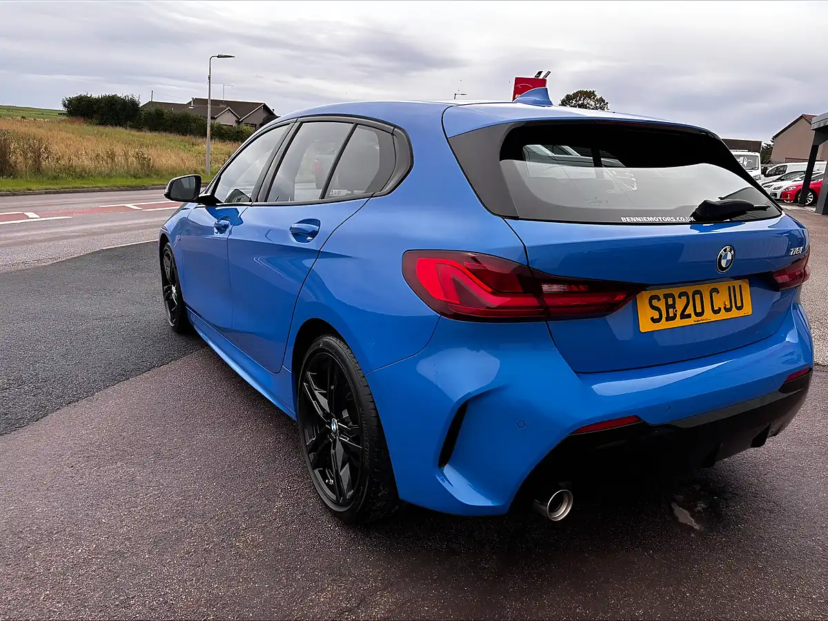 Used 2020 BMW 1 Series M Sport Misano Blue - Interior and Exterior details 4