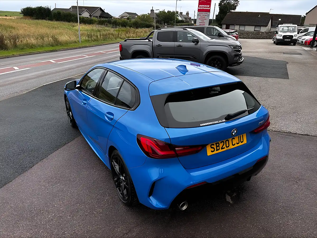Used 2020 BMW 1 Series M Sport Misano Blue - Interior and Exterior details 6