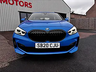 Used 2020 BMW 1 Series M Sport Misano Blue - Interior and Exterior details 9