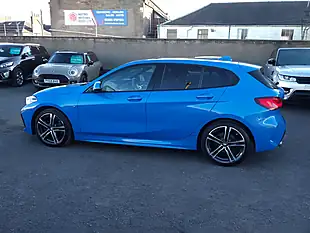 Used 2020 BMW 1 Series M Sport Misano Blue - Interior and Exterior details 2