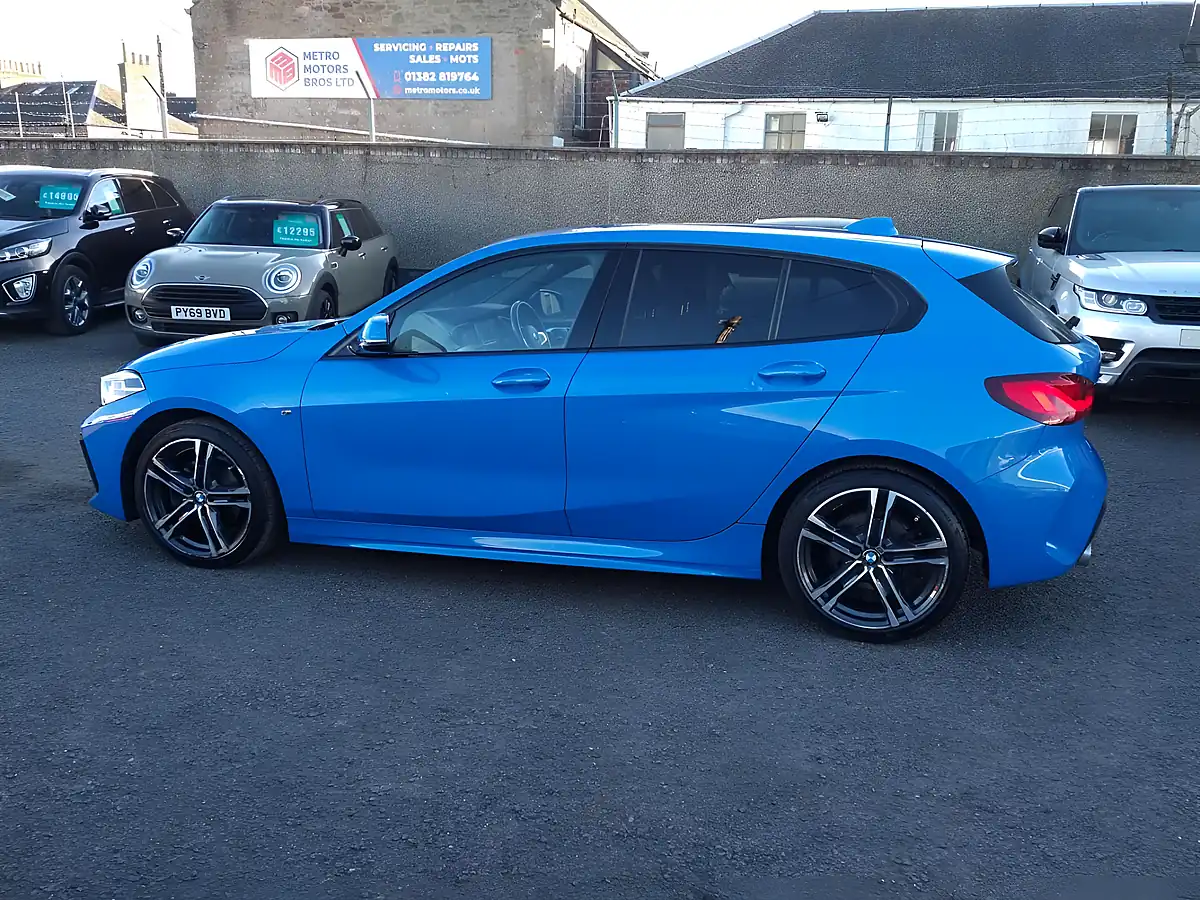 Used 2020 BMW 1 Series M Sport Misano Blue - Interior and Exterior details 2