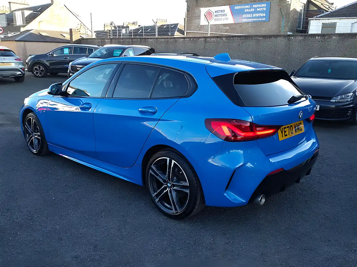 Used 2020 BMW 1 Series M Sport Misano Blue - Interior and Exterior details 3