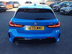 Used 2020 BMW 1 Series M Sport Misano Blue - Interior and Exterior details 4