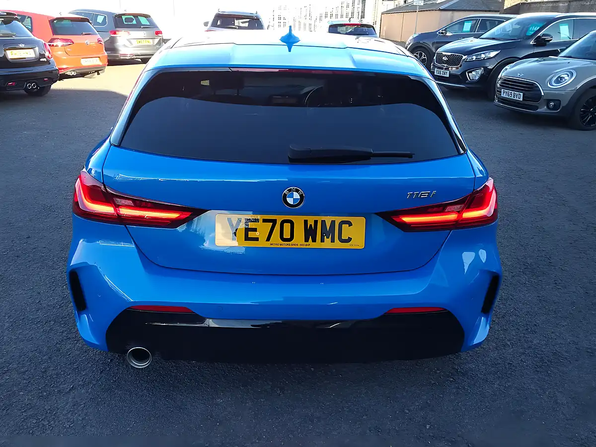 Used 2020 BMW 1 Series M Sport Misano Blue - Interior and Exterior details 4