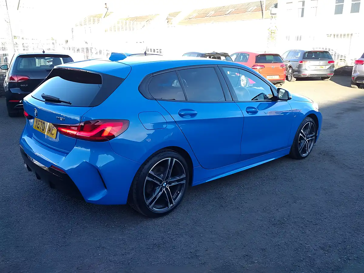 Used 2020 BMW 1 Series M Sport Misano Blue - Interior and Exterior details 5