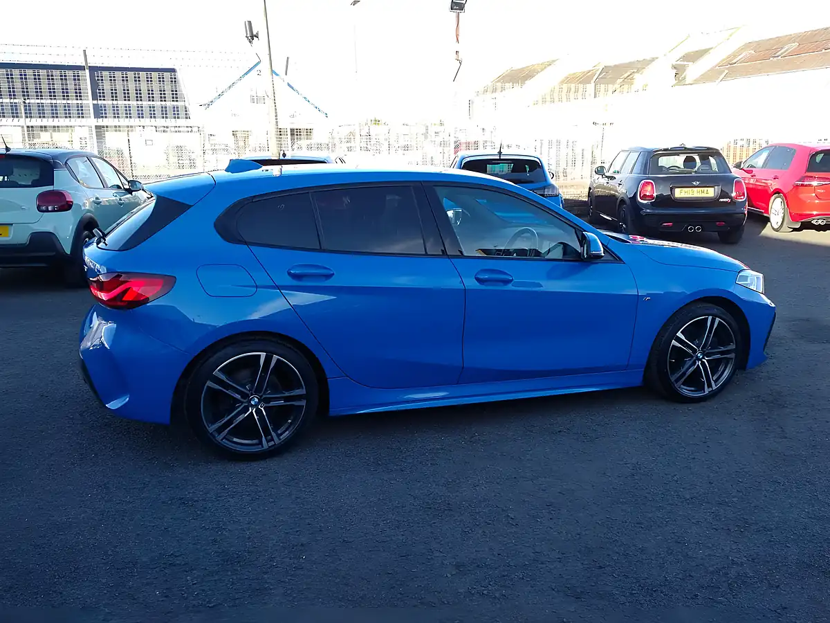 Used 2020 BMW 1 Series M Sport Misano Blue - Interior and Exterior details 6