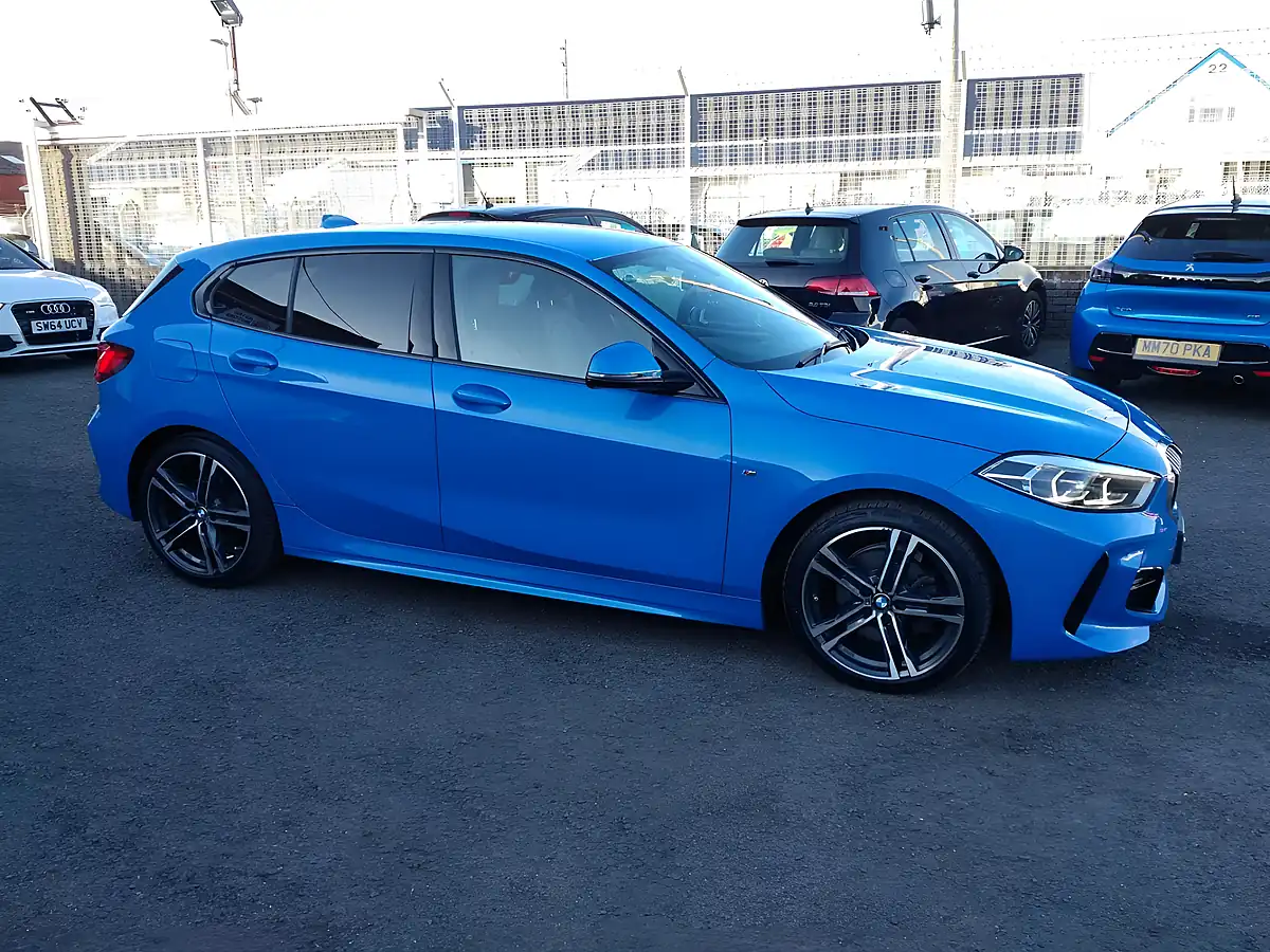 Used 2020 BMW 1 Series M Sport Misano Blue - Interior and Exterior details 7