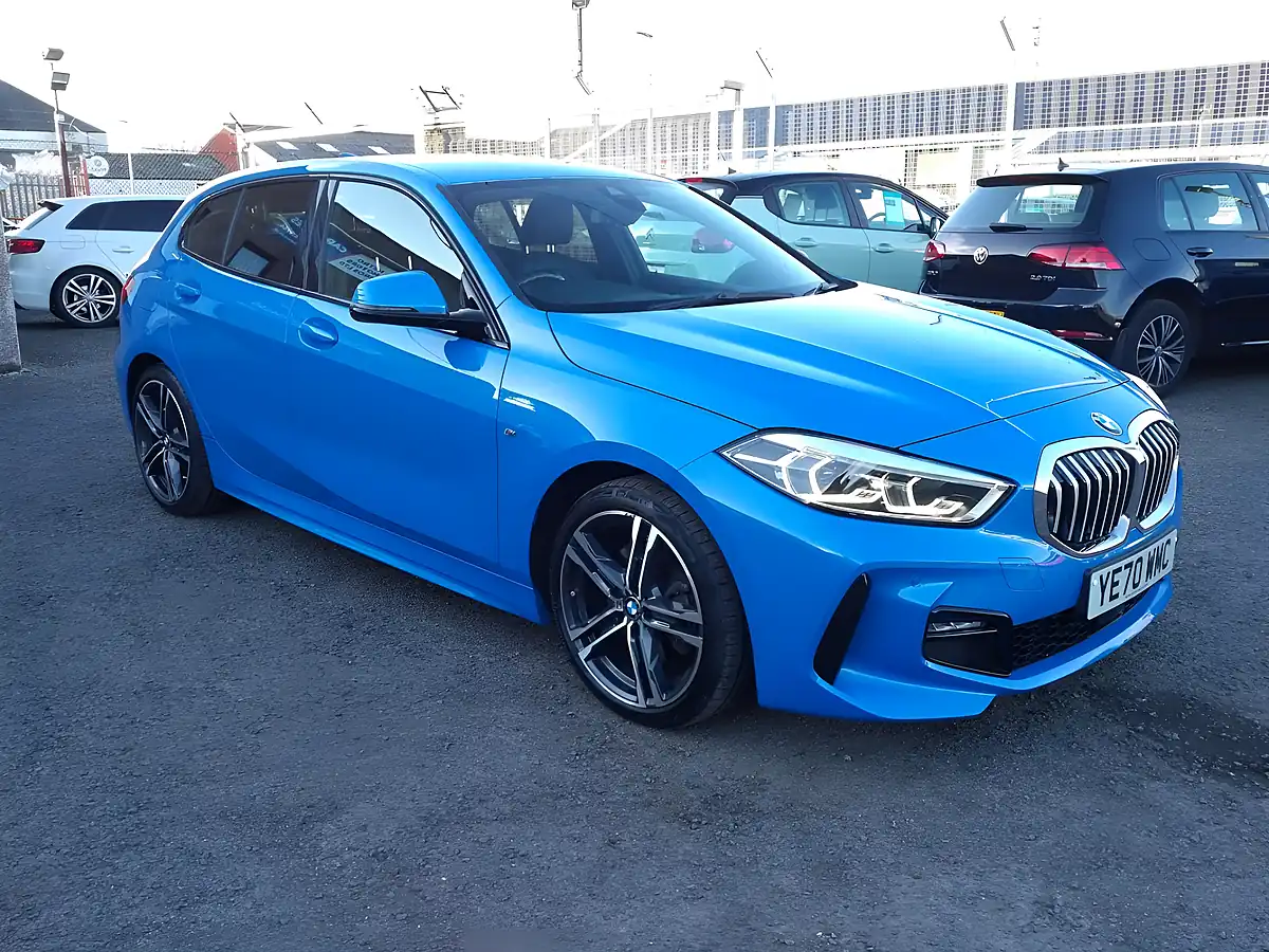 Used 2020 BMW 1 Series M Sport Misano Blue - Interior and Exterior details 8