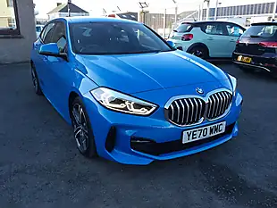 Used 2020 BMW 1 Series M Sport Misano Blue - Interior and Exterior details 9