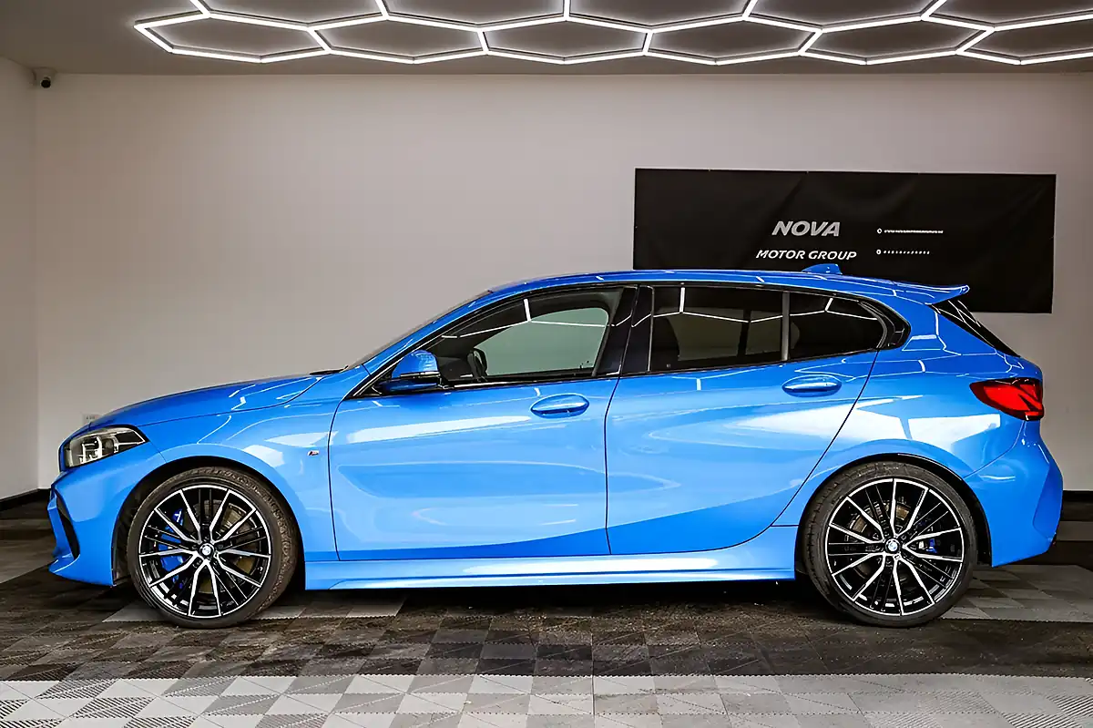 Used 2020 BMW 1 Series M Sport Misano Blue - Interior and Exterior details 11