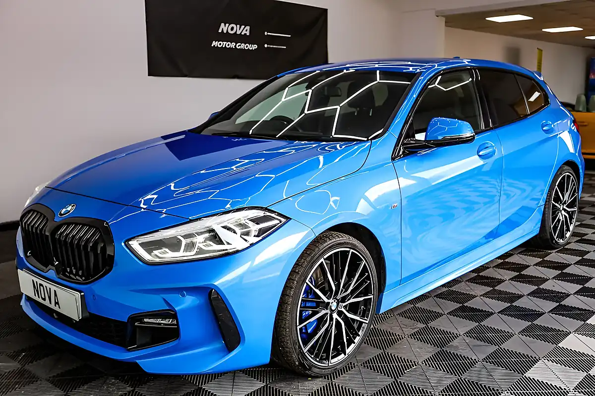 Used 2020 BMW 1 Series M Sport Misano Blue - Interior and Exterior details 13