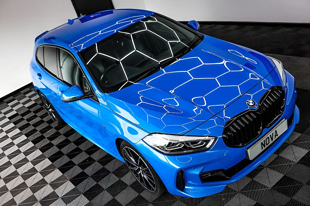 Used 2020 BMW 1 Series M Sport Misano Blue - Interior and Exterior details 7