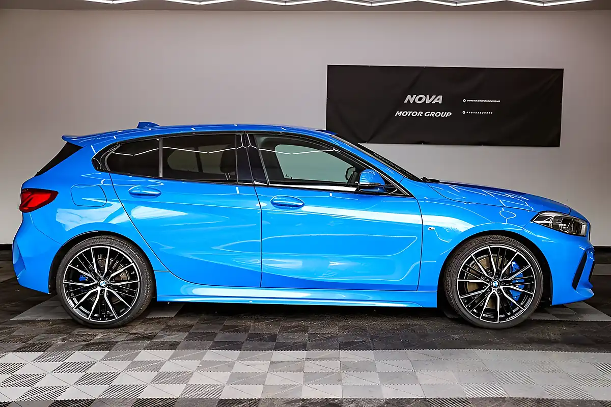 Used 2020 BMW 1 Series M Sport Misano Blue - Interior and Exterior details 9