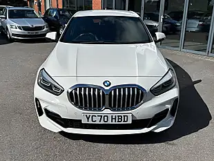 Used 2020 BMW 1 Series M Sport White - Interior and Exterior details 2