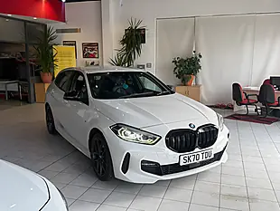 Used 2020 BMW 1 Series M Sport White - Interior and Exterior details 2