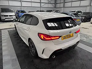 Used 2020 BMW 1 Series M Sport White - Interior and Exterior details 8