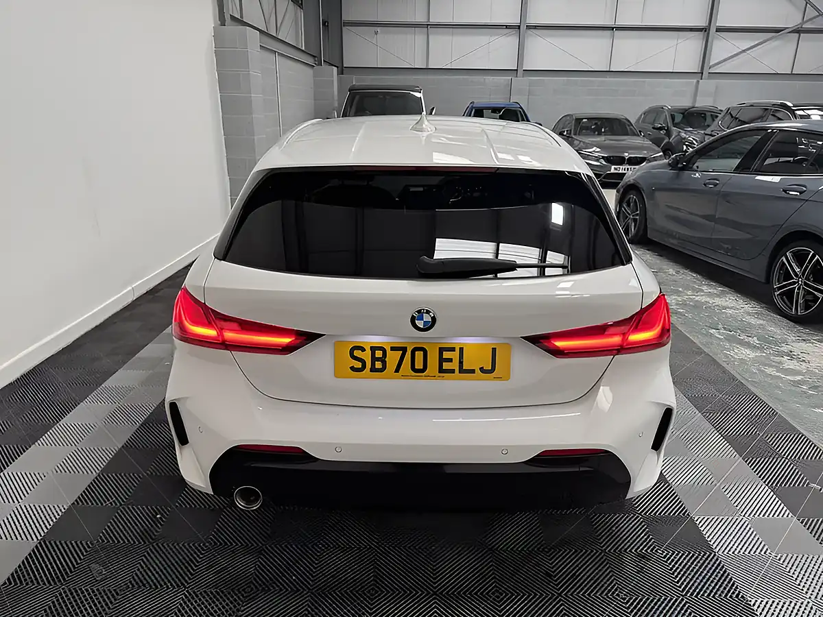 Used 2020 BMW 1 Series M Sport White - Interior and Exterior details 5