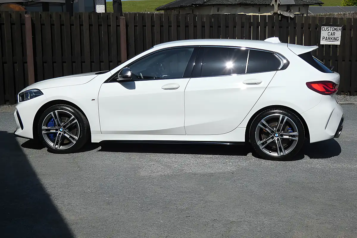 Used 2020 BMW 1 Series M135i Alpine White - Interior and Exterior details 5