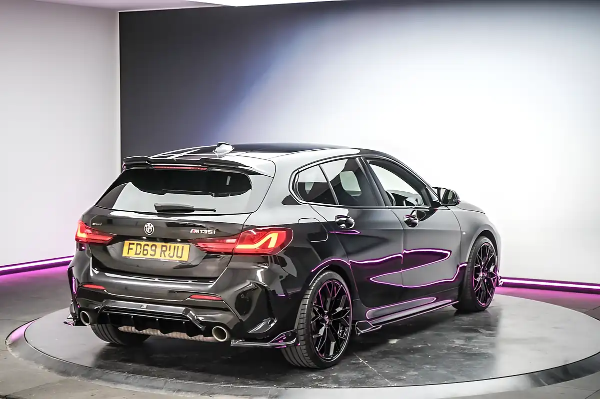 Used 2020 BMW 1 Series M135i Black - Interior and Exterior details 14