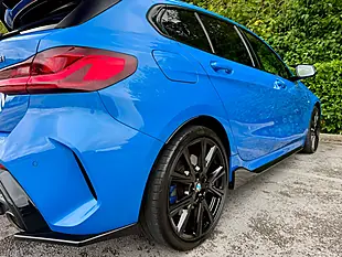 Used 2020 BMW 1 Series M135i Blue - Interior and Exterior details 11