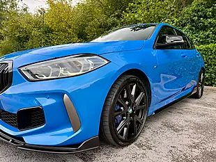 Used 2020 BMW 1 Series M135i Blue - Interior and Exterior details 5